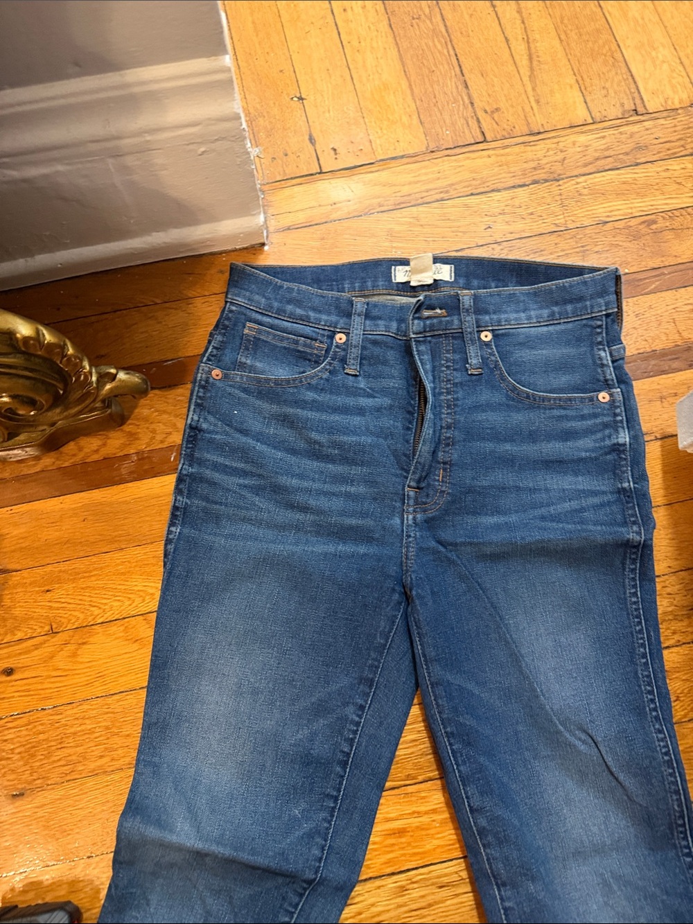 Madewell High-Rise Dark Blue Denim Jeans